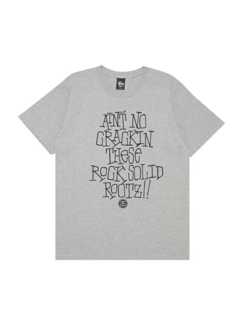 Stussy Ain't No Crackin' Tee 'Grey Heather'