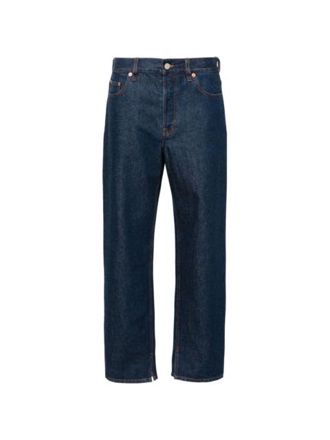 GUCCI tapered-leg cotton jeans