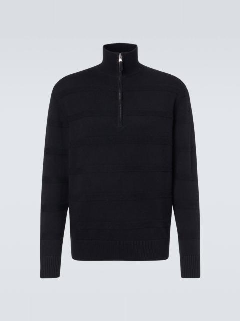 Allude Cotton and cashmere turtleneck sweater