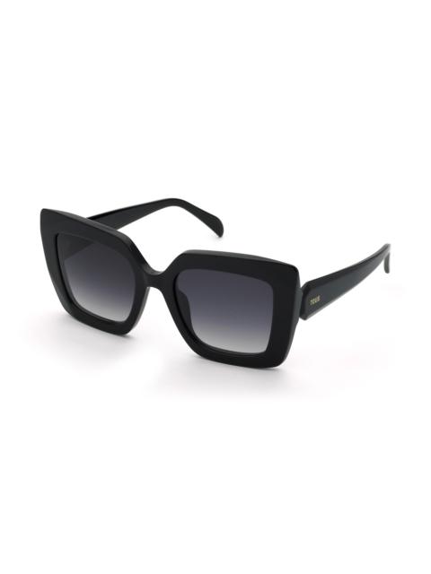 TOUS Black Sunglasses TOUS Faceted Logo
