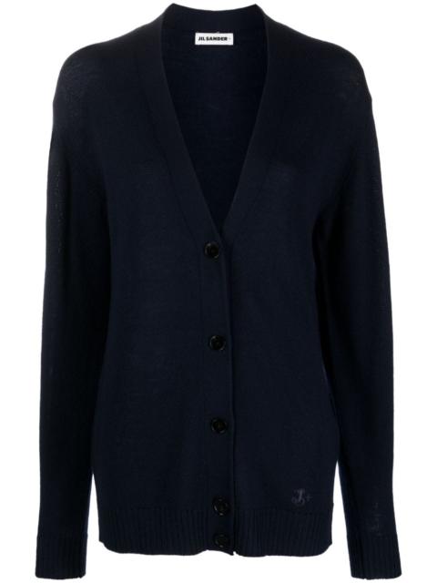 Jil Sander V-neck fine-knit cardigan