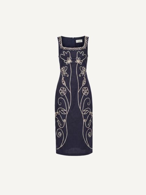 Cleobella RUXANDRA MIDI DRESS | BLACK