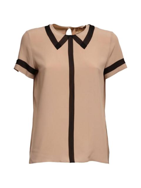 N°21 black-trims blouse