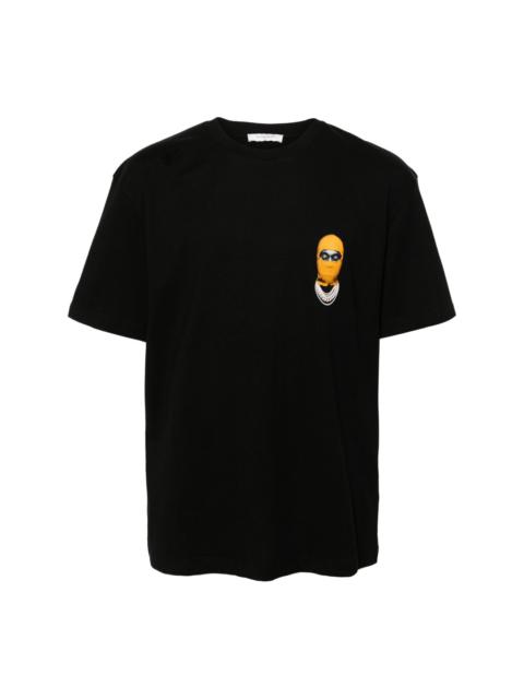 ih nom uh nit Small Mask-print T-shirt