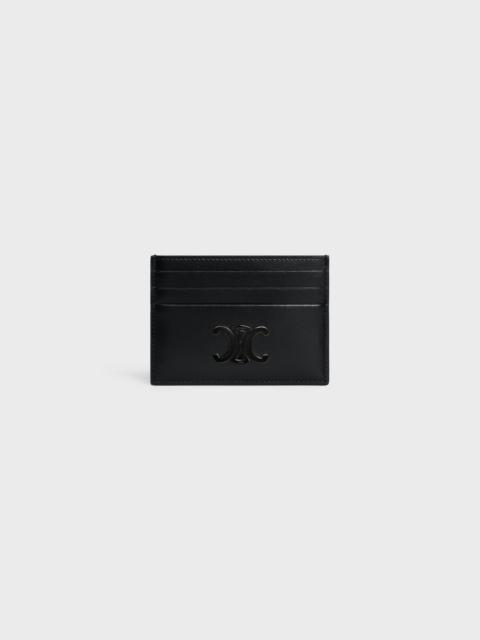 CELINE CARD HOLDER TRIOMPHE in Shiny calfskin