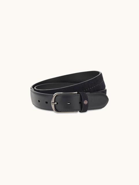 Paul & Shark SUEDE WAISTBAND WITH LEATHER TRIM