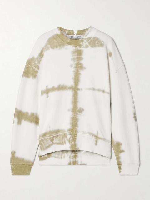 Proenza Schouler Blake tie-dyed cotton-jersey sweatshirt