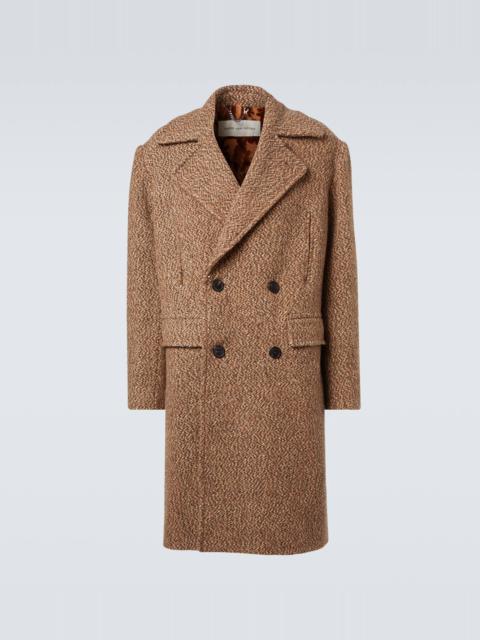 Dries Van Noten Double-breasted wool-blend coat