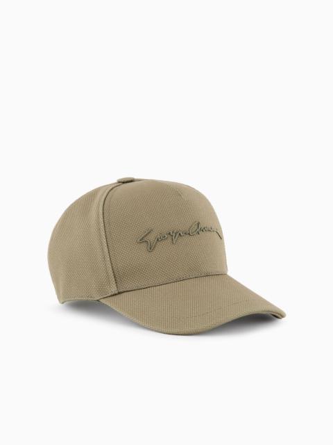 GIORGIO ARMANI Cotton baseball cap