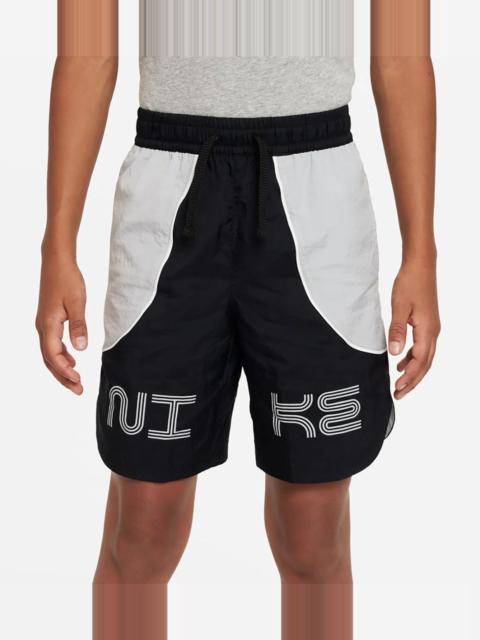 Nike Sportswear Woven Shorts GS "Black White" DX5099 060