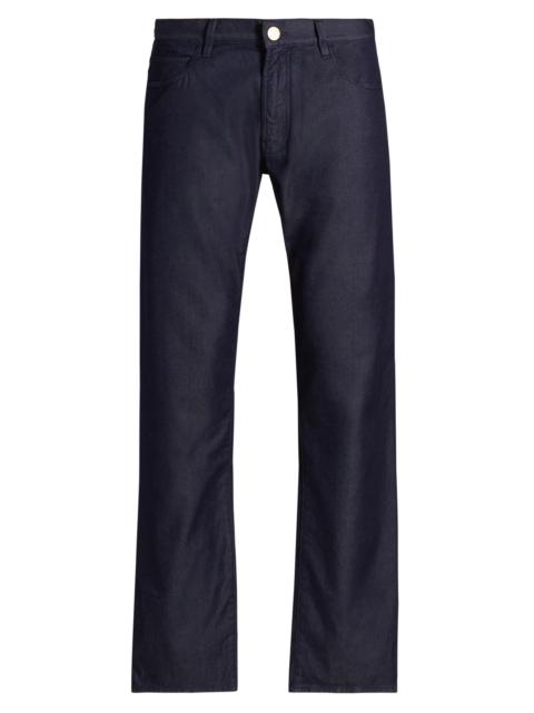 GIORGIO ARMANI Men's Lux Stretch Straight Jeans - Blue Denim