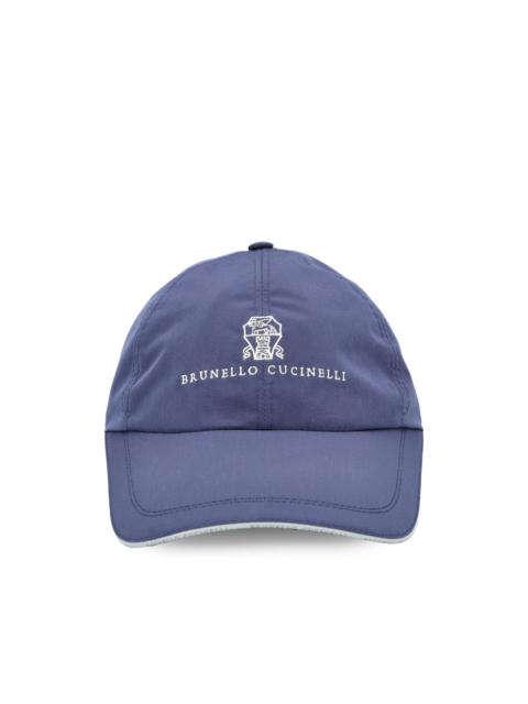 Brunello Cucinelli logo adjustable baseball cap