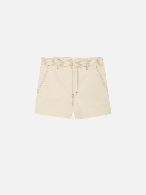 FRAME The Trapunto Short in Vanilla Bean