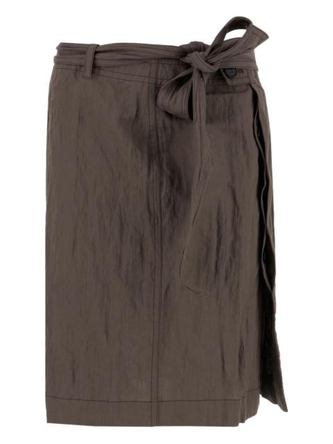 FERRAGAMO wrap midi skirt