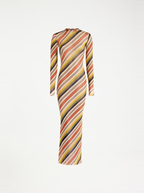 Jean Paul Gaultier THE RETRO STRIPE LONG DRESS