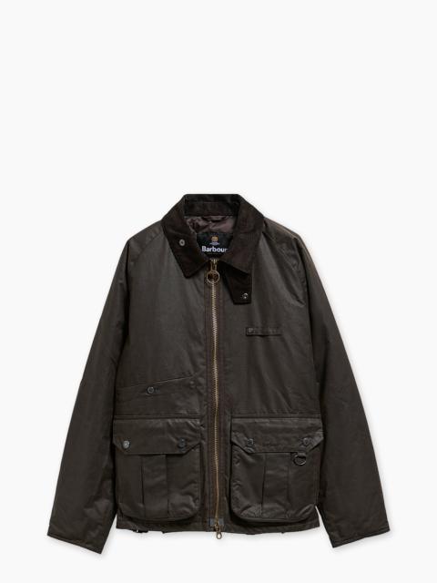 Barbour BARBOUR RE-ENGINEERED DURRAN WAX JACKET DARK BROWN