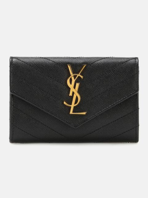SAINT LAURENT Monogram Small leather wallet