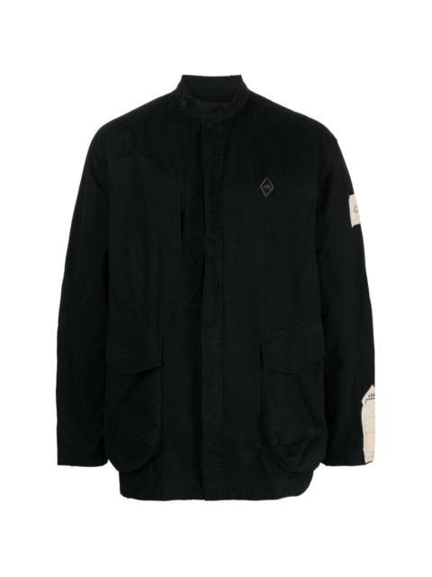 A-COLD-WALL* Ando logo-plaque cargo shirt