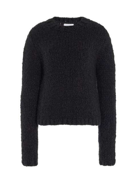Dalton Sweater in Black Welfat Cashmere