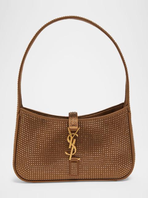 Le 5 A 7 Mini Shoulder Bag in Strass Viscose-Silk