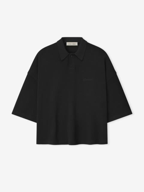 ESSENTIALS Signature 90s Cropped Polo