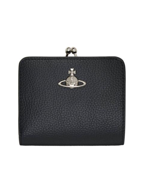 Vivienne Westwood Black Front Pocket Wallet