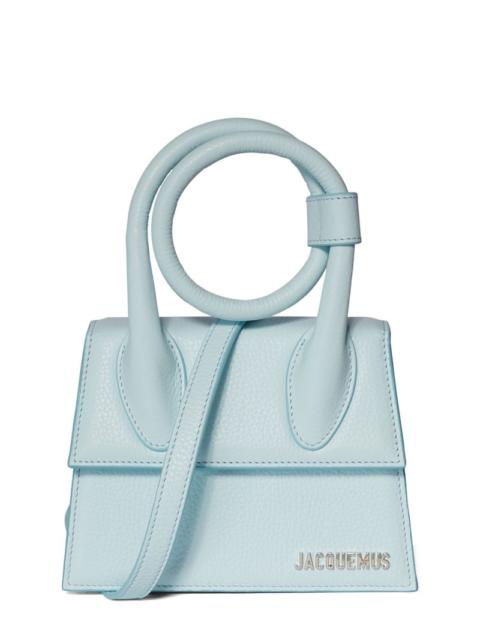 JACQUEMUS Le Chiquito Noeud leather top handle bag