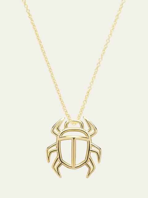 ALIITA Beetle Necklace in 9k Gold