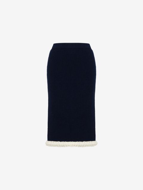 Moschino SKIRT IN SUPERFINE LAMBSWOOL