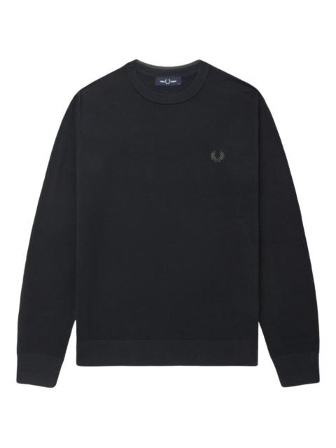 Fred Perry logo crew-neck sweater