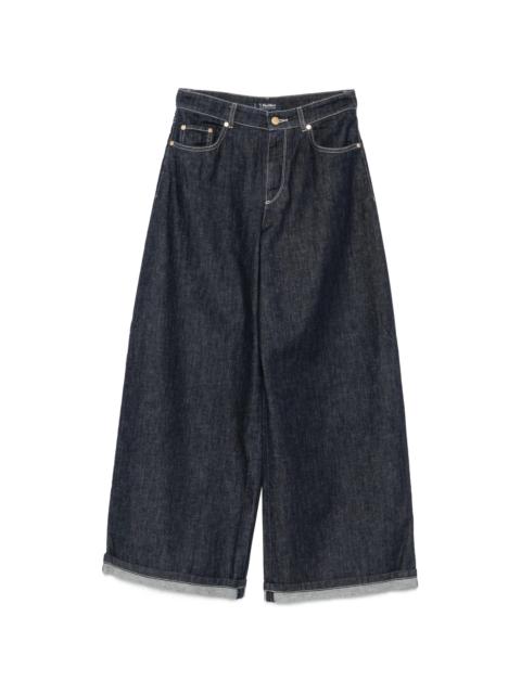 'S Max Mara 's Max Mara Wide-leg Turn-up Jeans