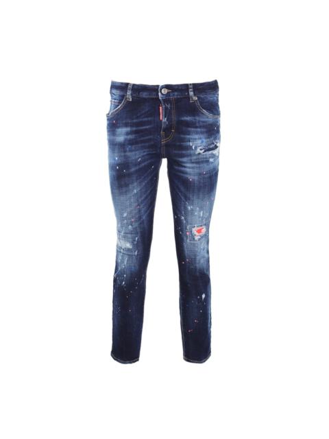 DSQUARED2 blue cotton jeans