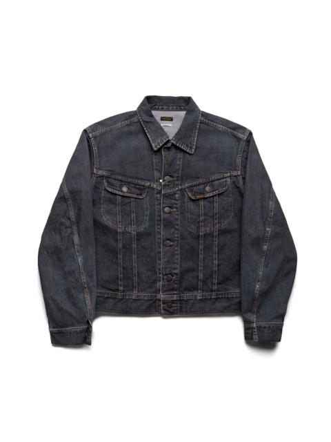 Kapital 14oz BLKxBLK Denim Westerner Regular - Faded Black
