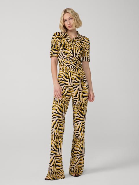 DIANE VON FURSTENBERG Michele Short Sleeve Jumpsuit