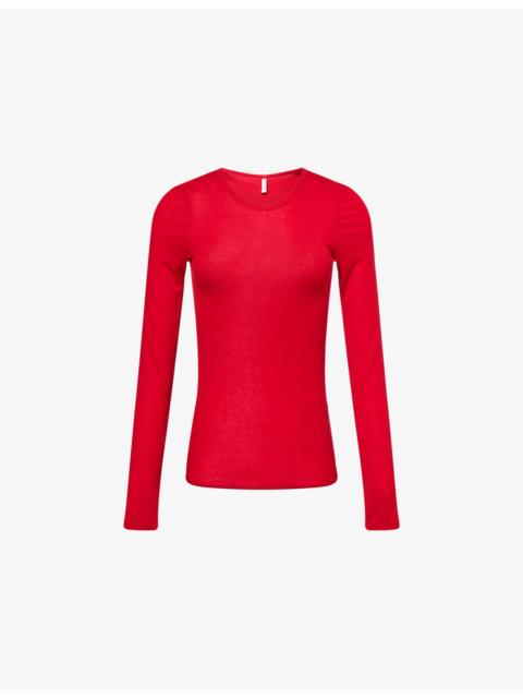 SAMSØE SAMSØE Sadou Long-Sleeves Woven T-Shirt