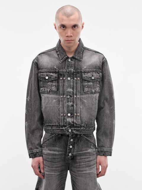 Thug Club Black Spine Laser Denim Jacket