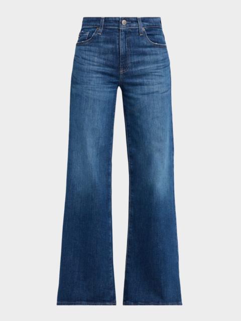 AG Jeans Saige Mid-Rise Wide-Leg Jeans