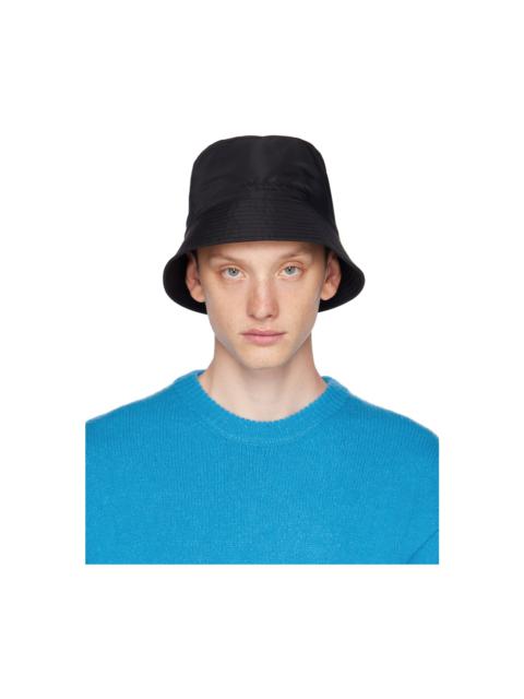 Black Nylon Bucket Hat