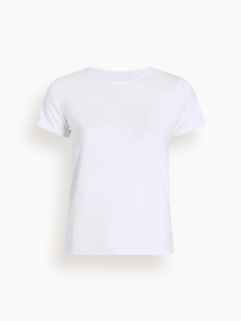 Another Tomorrow Fitted Tee in White