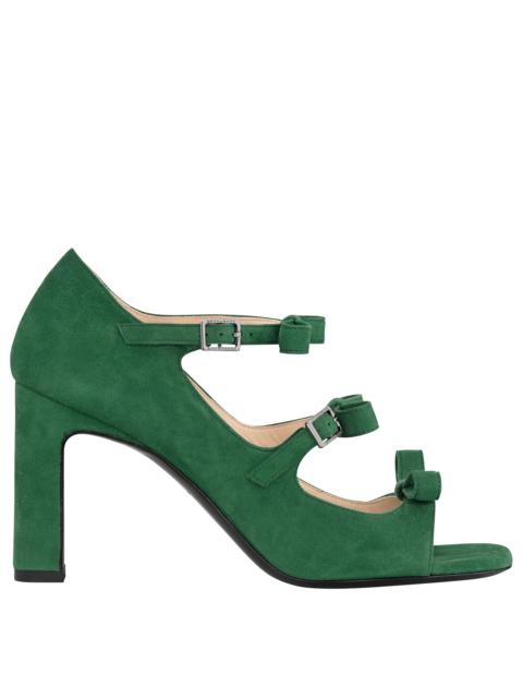 Longchamp La Baronne Sandals Thyme - Leather