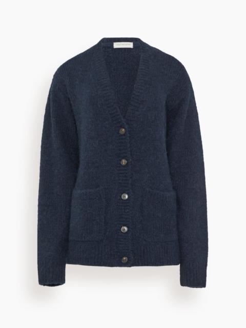 Dries Van Noten Tokas Cardigan in Navy