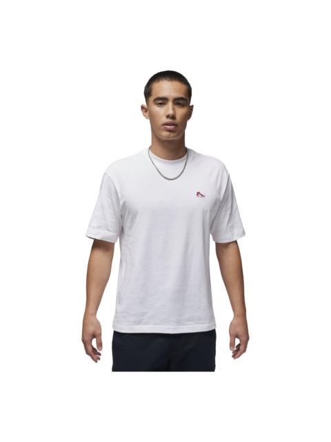 Jordan Air Jordan Brand Embroidered Patch T-Shirt Asia Sizing 'White' FN5983-100