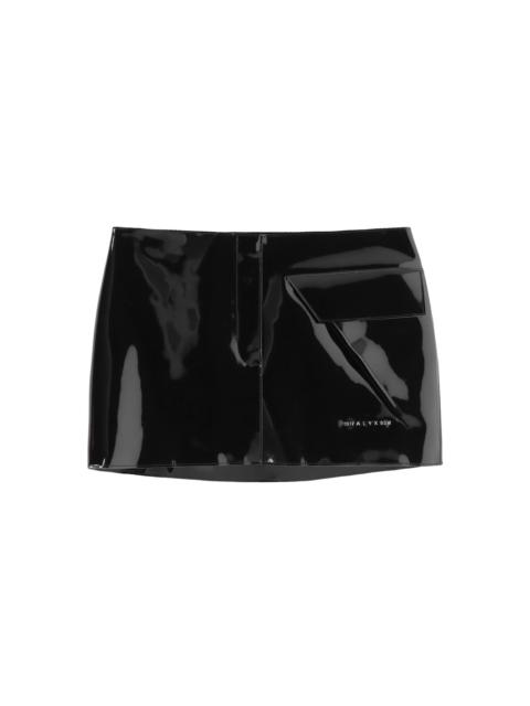 1017 ALYX 9SM PVC MINI SKIRT