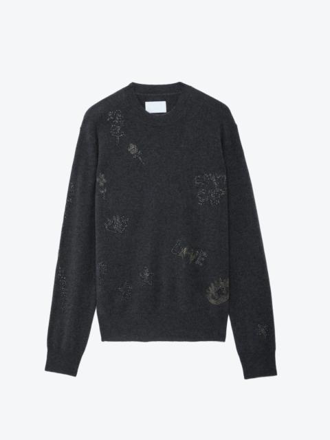 Zadig & Voltaire Pravis Cashmere Diamanté Sweater