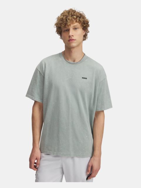 Under Armour Men's UA Heavyweight Oversized Logo Wash Short Sleeve