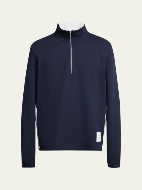 Thom Browne Men's Terry Quarter-Zip Sweatshirt