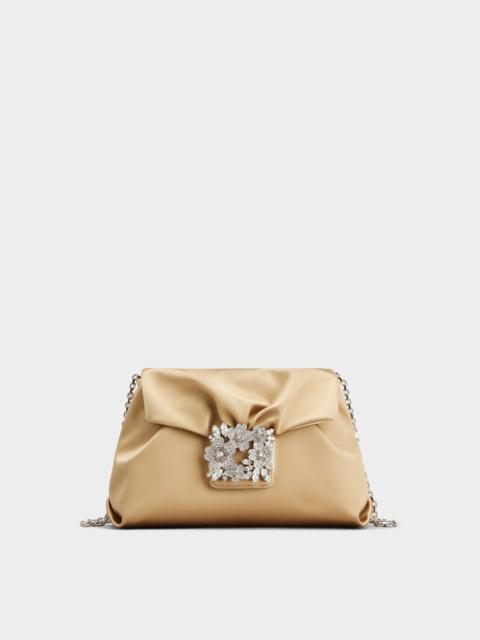 Roger Vivier Efflorescence Mini Clutch in satin