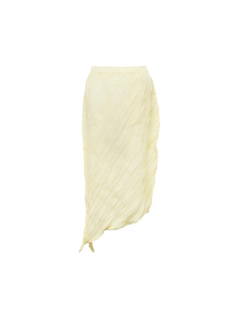 ISSEY MIYAKE Wrinkled And Twisted Pleated Skirt