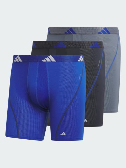 adidas Performance Mesh Graphic Boxer Briefs 3-Pack