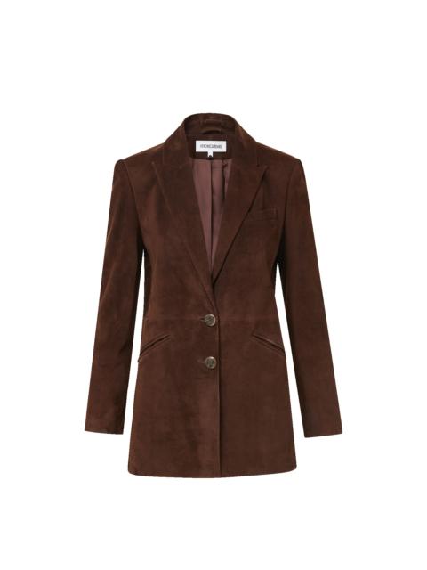 VERONICA BEARD MACI SUEDE DICKEY JACKET